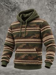 Men's West Checkered Cotton Hoodie gracestitchs