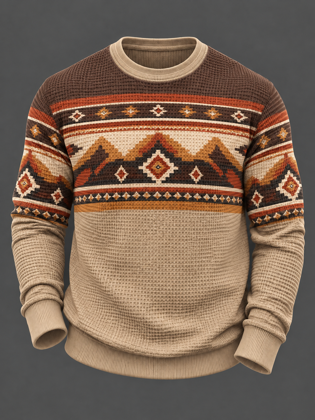 Men's West Waffle Sweatshirt gracestitchs