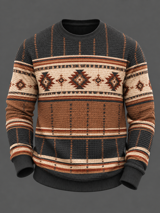 Men's West Waffle Sweatshirt gracestitchs