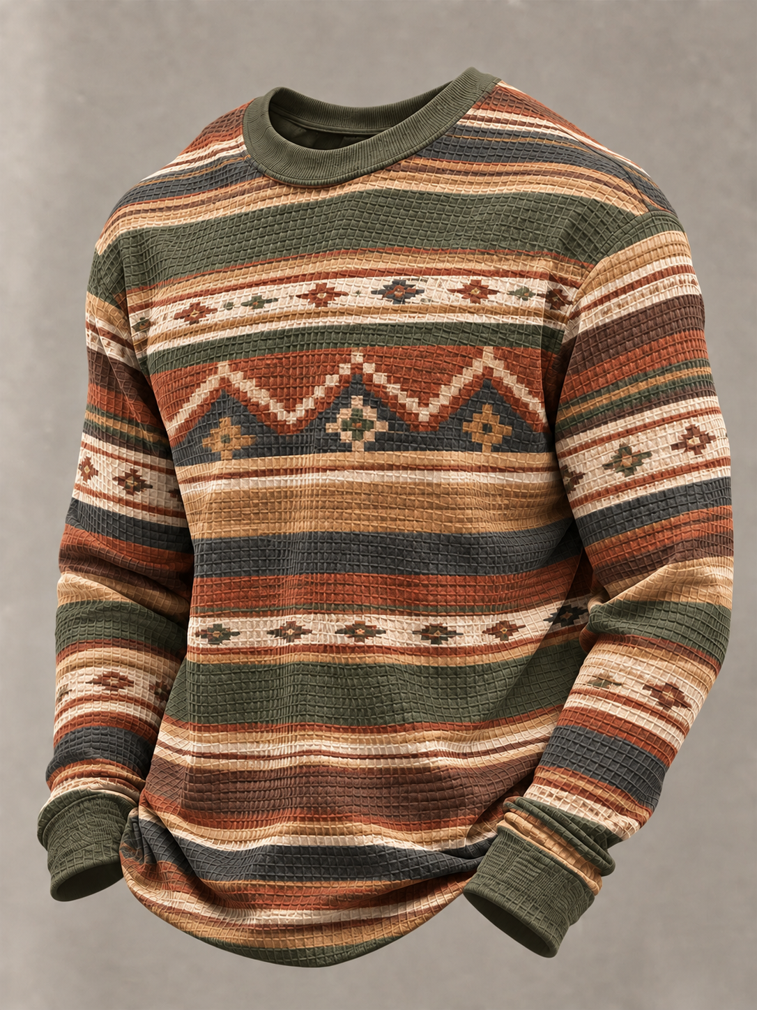 Men's West Waffle Sweatshirt gracestitchs