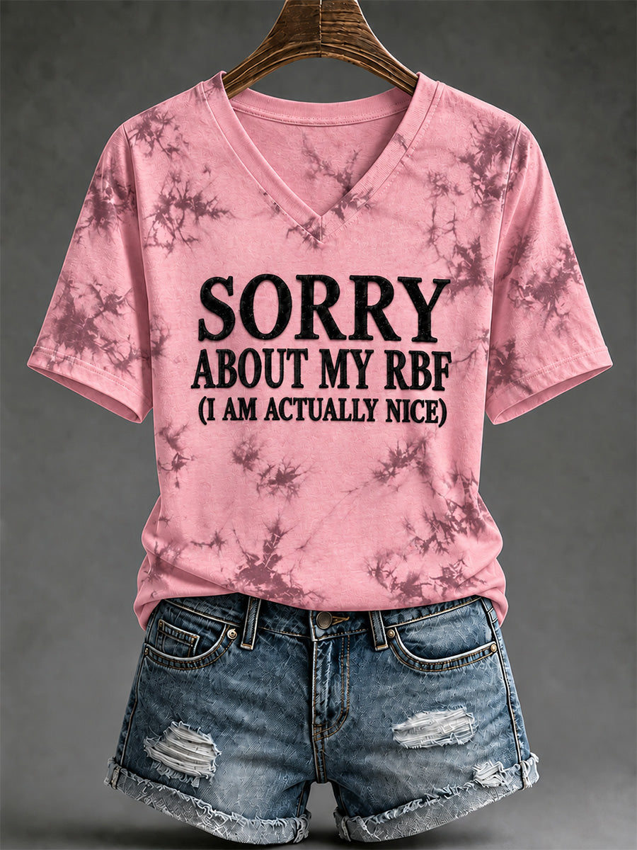 Women's Sassy & Sarcastic Funny Graphic Print V-Neck Tee gracestitchs