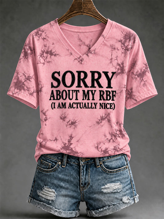 Women's Sassy & Sarcastic Funny Graphic Print V-Neck Tee gracestitchs