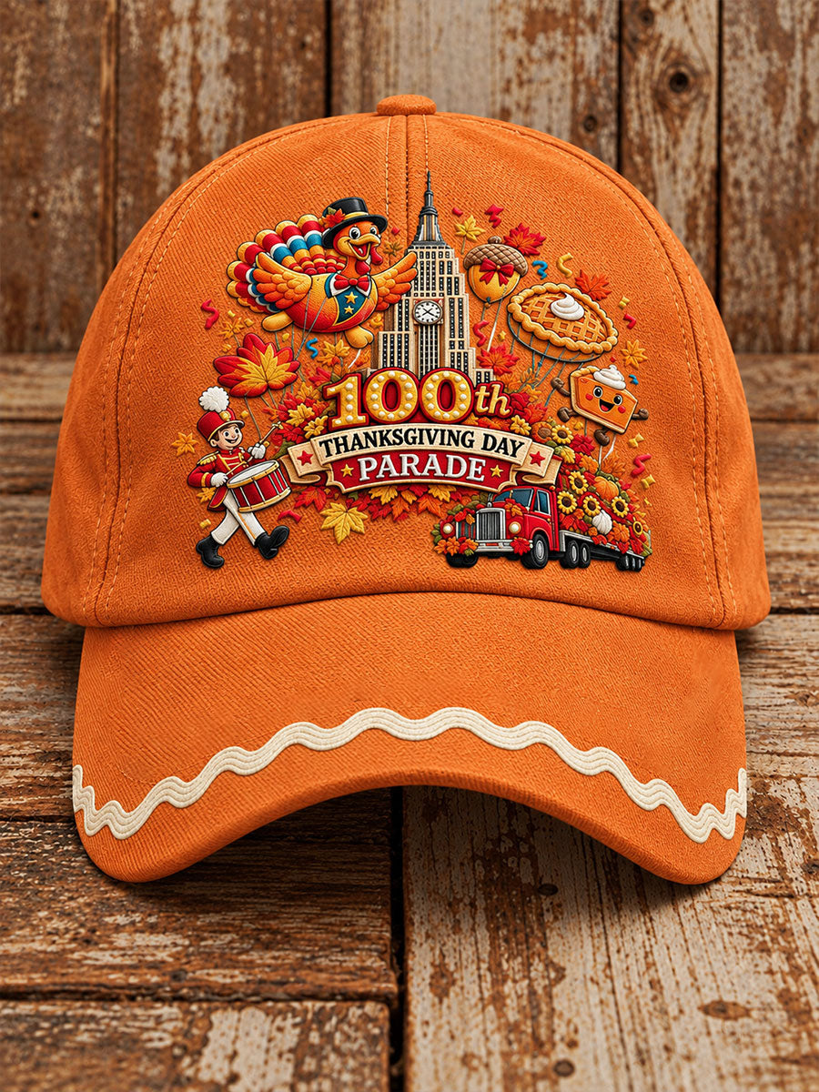 Thanksgiving Parade Print Casual Unisex  Hat gracestitchs