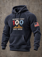 Men’s Thanksgiving Day Parade Print Casual Sweatshirt gracestitchs