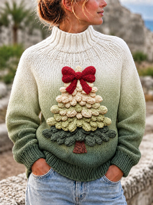 Women's Christmas tree tops gracestitchs