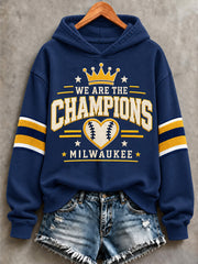 Women's Won Our Way 2026 Baseball Champions Gift For Baseball Fans Print Sweatshirt gracestitchs