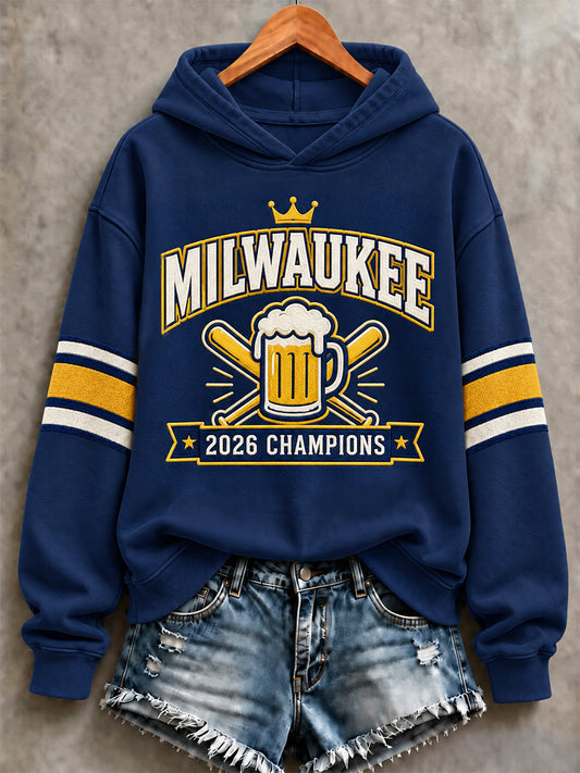 Women's Won Our Way 2026 Baseball Champions Gift For Baseball Fans Print Sweatshirt gracestitchs