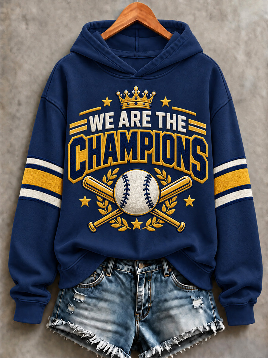 Women's Won Our Way 2026 Baseball Champions Gift For Baseball Fans Print Sweatshirt gracestitchs