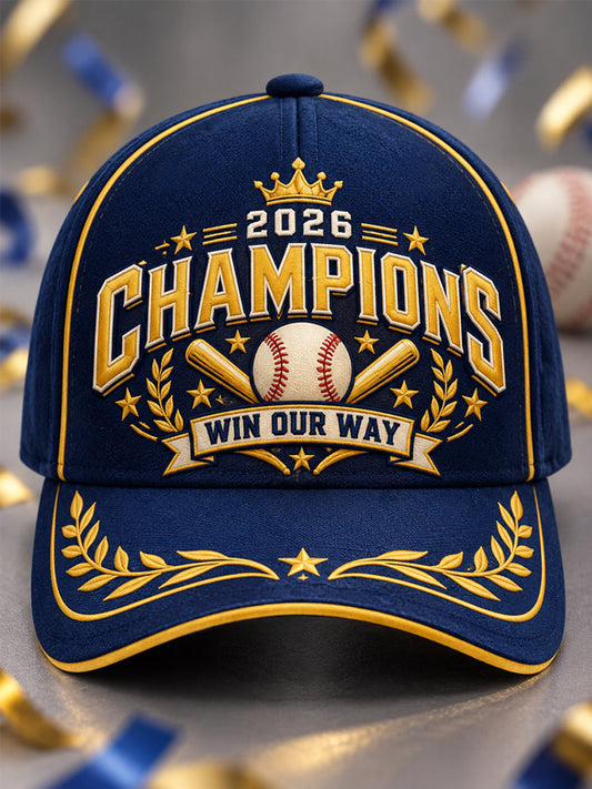 Unisex 2026 Baseball Champions Celebration Collection Gift For Baseball Fans Hat gracestitchs