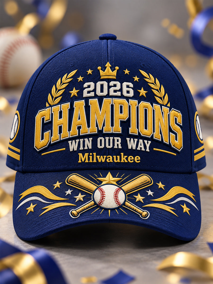 Unisex 2026 Baseball Champions Celebration Collection Gift For Baseball Fans Hat gracestitchs