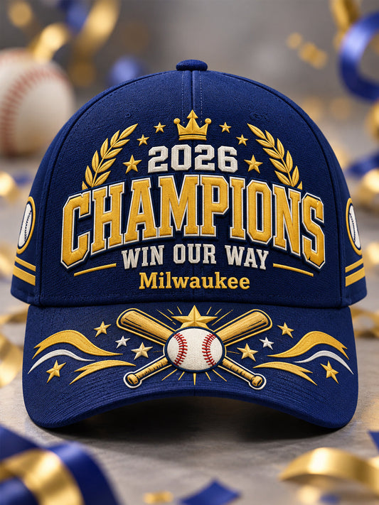 Unisex 2026 Baseball Champions Celebration Collection Gift For Baseball Fans Hat gracestitchs