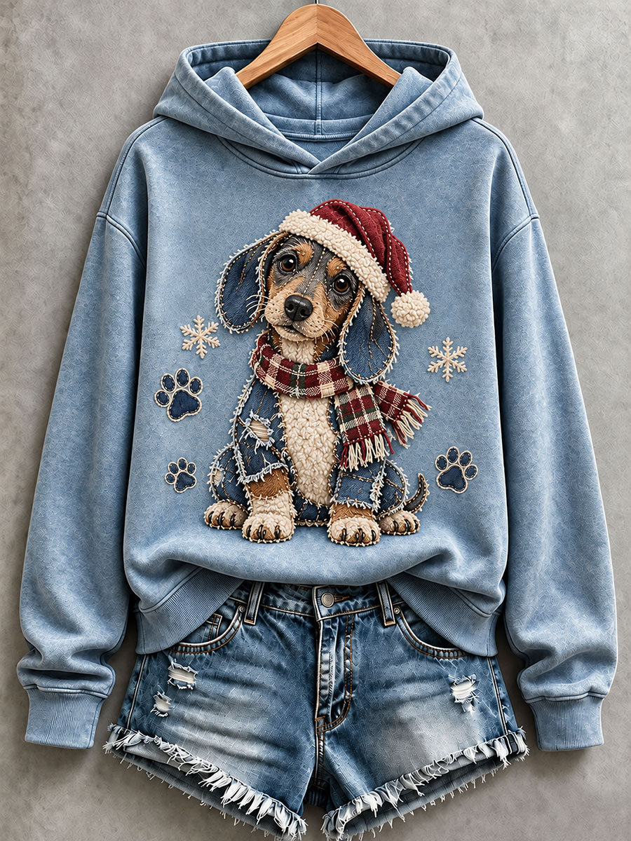 Women's Cute Dachshund Hoodie gracestitchs