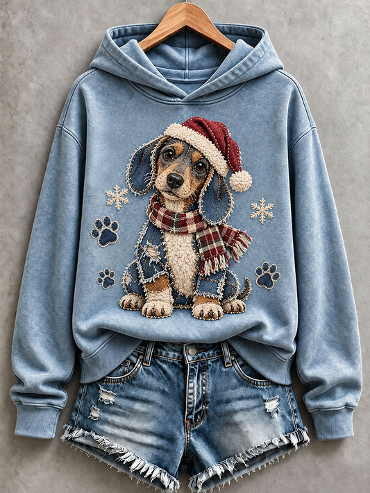 Women's Cute Dachshund Hoodie gracestitchs