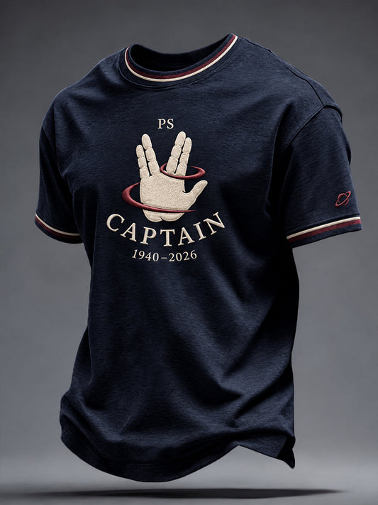 Men's Rip Captian 1940-2026 Printed  T-shirt gracestitchs