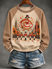 Women’s Thanksgiving Day Parade Commemorative Print Casual Sweatshirt gracestitchs